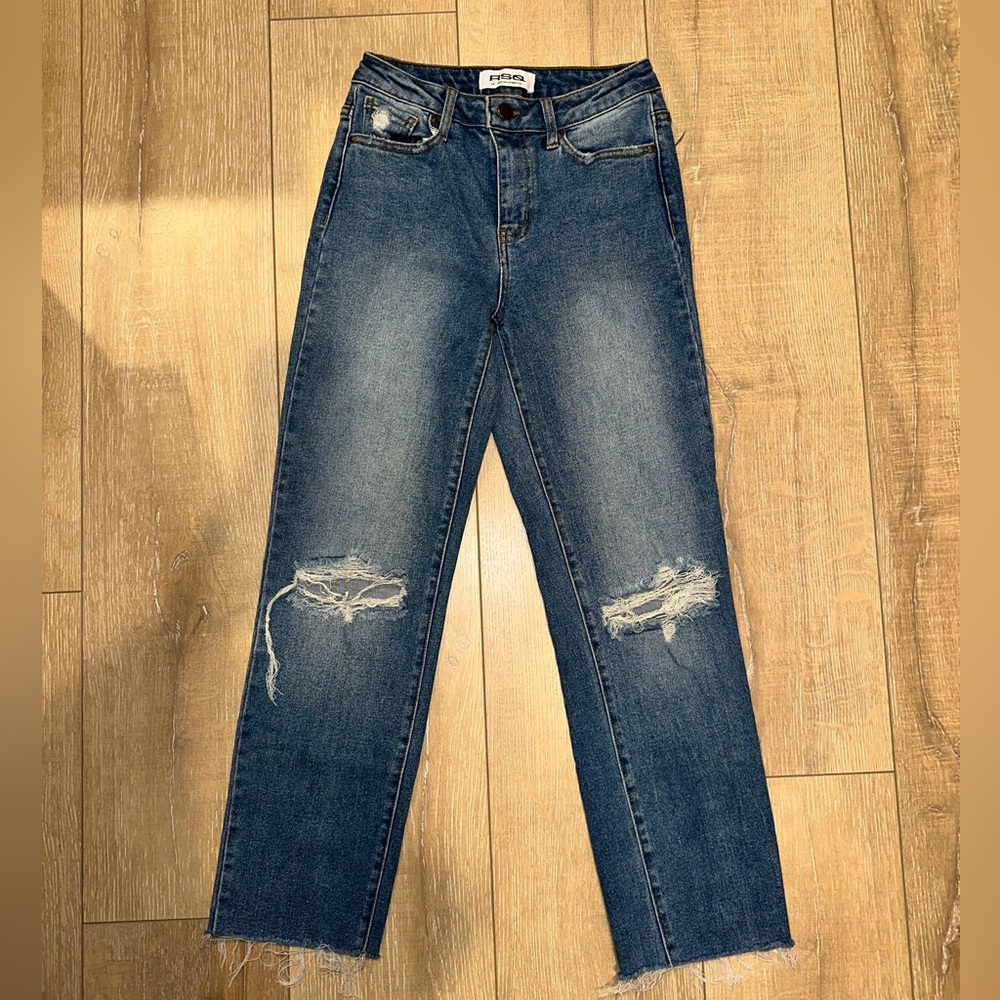 RSQ High Rise Straight Leg Jeans